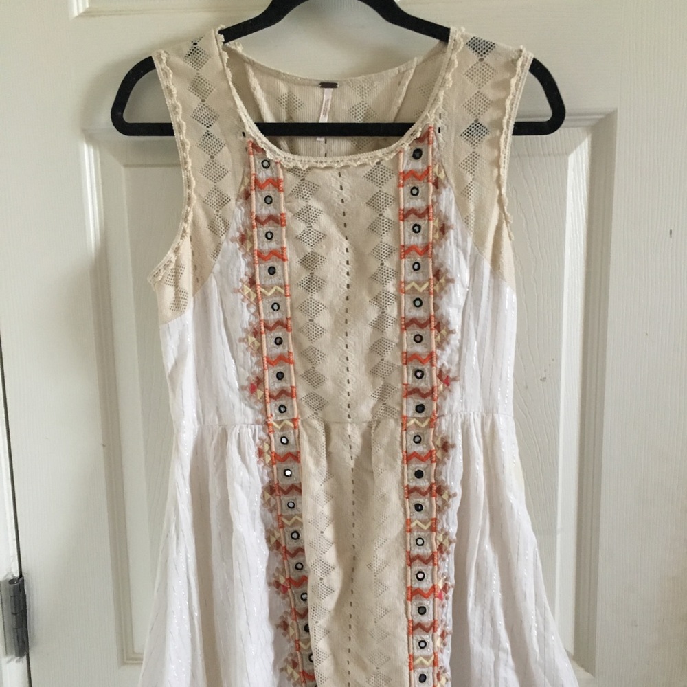 FREE PEOPLE EMBROIDERED DRESS